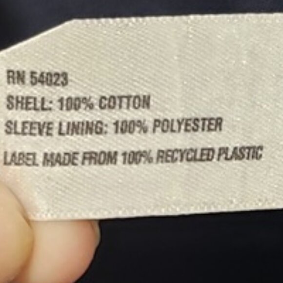 GAP Tailored Blazer Mens 42R Navy Checkered Trim Silk Hanky Y2K Academia Jacket - Picture 8 of 12